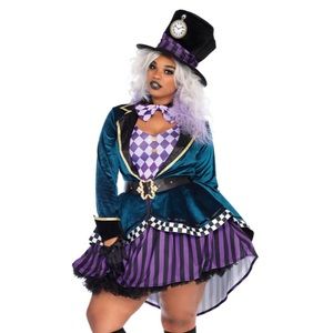 Leg avenue mad hatter costume plus size